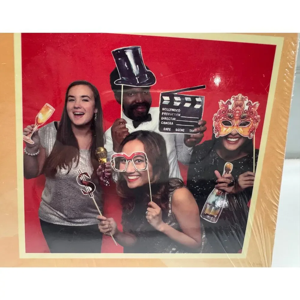 LOT OF 2:  Photo Booth Prop Sets - Strike a Pose and Hollywood Glamour - NIB